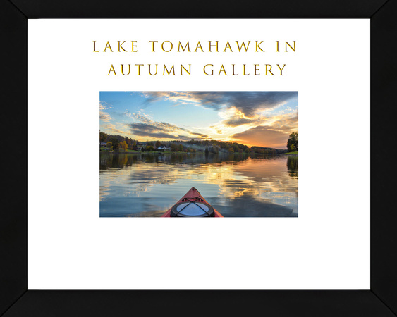 LAKE TOMAHAWK IN AUTUMN GALLERY COVER PHOTO