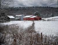 Snowy Day on the Farm