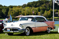 1956 Oldsmobile Super 88 Holiday, Coral & White
